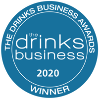 Blue winners logo of The Drinks Business Awards 2020